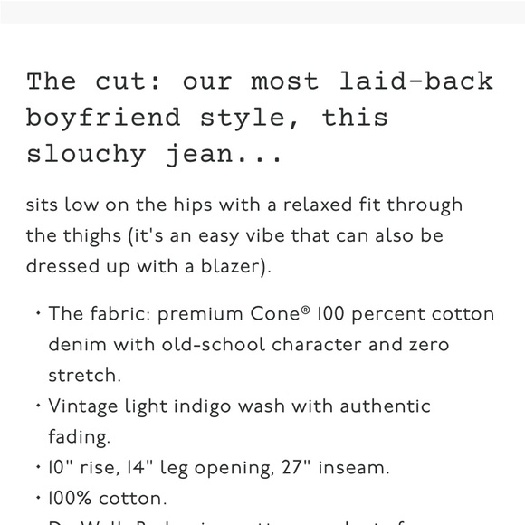 NWT MADEWELL The Slouchy BoyJean in Rubyvale Wash Size 23 - Picture 6 of 13